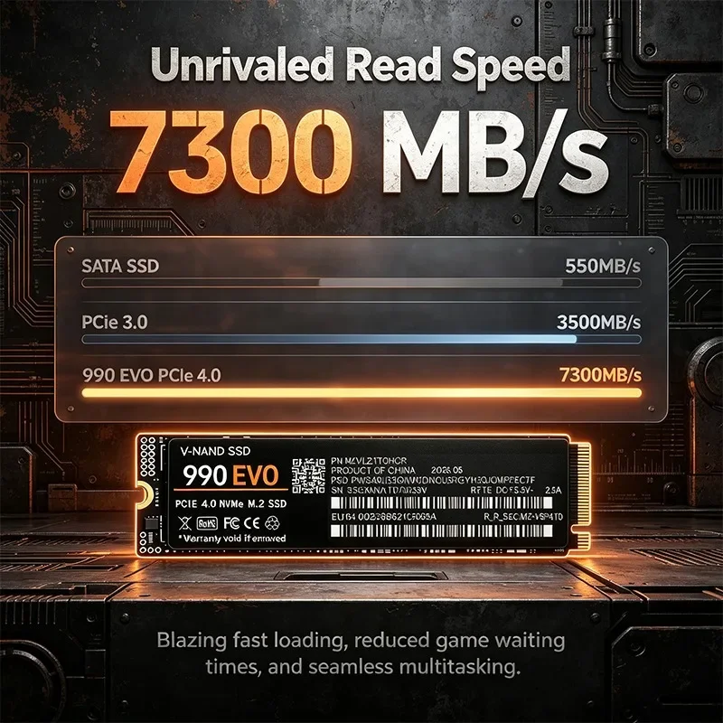 M.2 Nvme 4Tb Pcie 4.0 Ssd - SSD originale 990 EVO NVMe M.2
