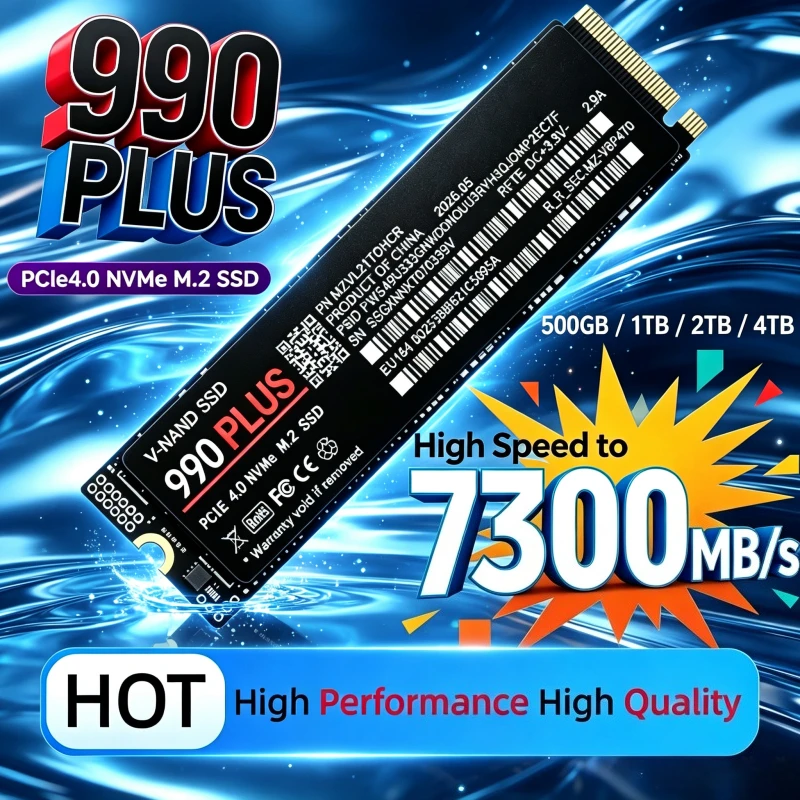 M.2 Nvme 4Tb Pcie 4.0 Ssd - SSD 990 Plus 500GB/1TB/2TB/4TB, M.2 2280