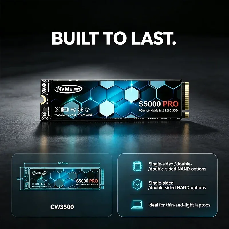 SSD M.2 S5000 PRO, disco rigid - M.2 Nvme 4Tb Pcie 4.0 Ssd recensione e prezzo