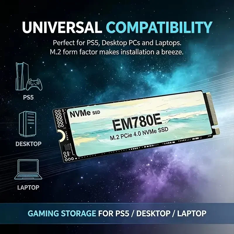 NUOVO disco rigido SSD M.2 EM7 - M.2 Nvme 4Tb Pcie 4.0 Ssd recensione e prezzo