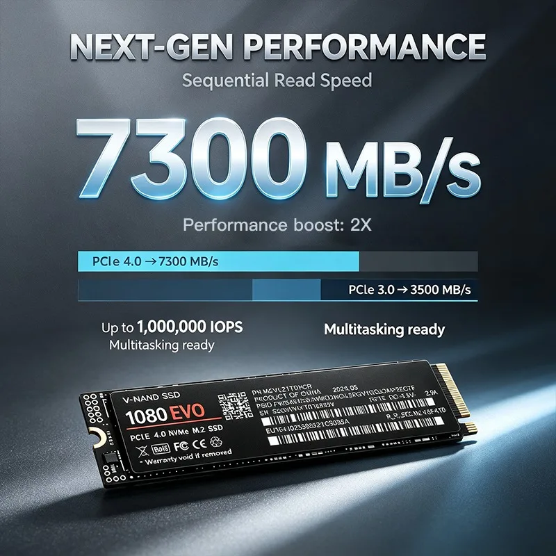 2026 NUOVO SSD interno 1080 EV - M.2 Nvme 4Tb Pcie 4.0 Ssd recensione e prezzo